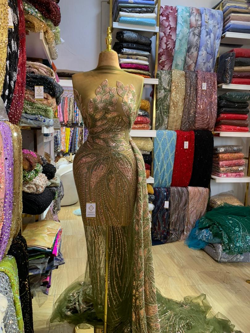 Gina Beaded Fabrics