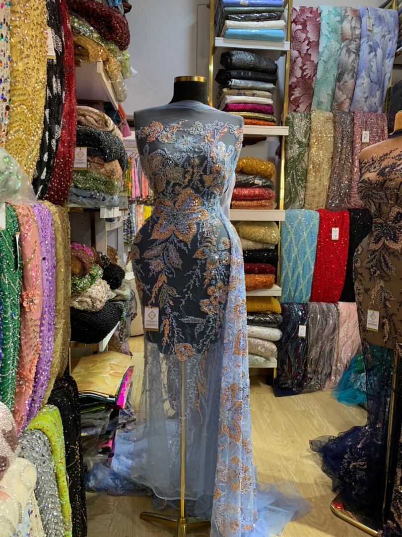 Leah Beaded fabrics