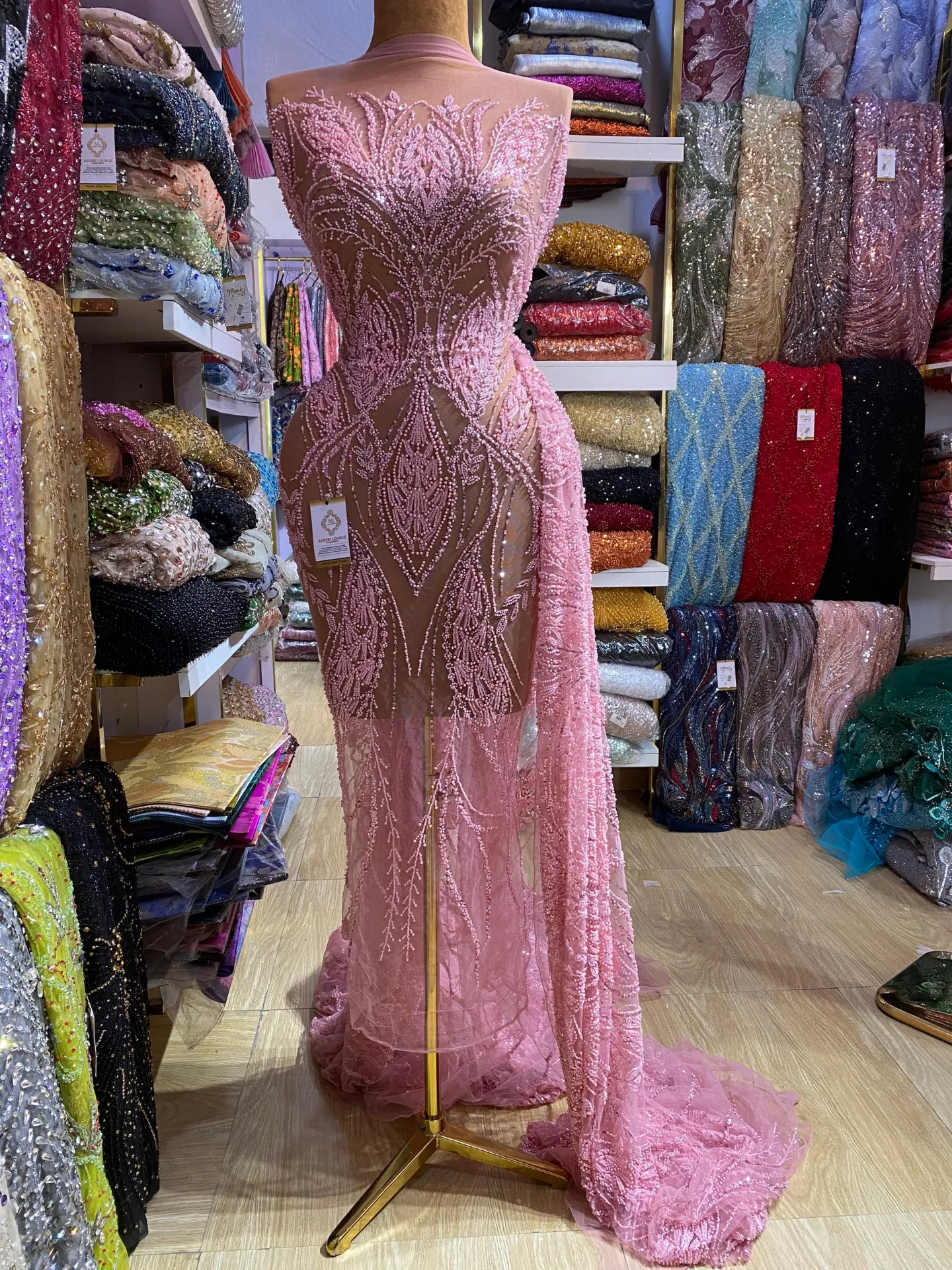 Safiyah Beaded Fabric