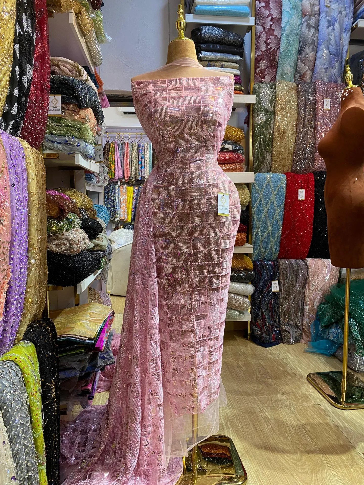 Rahama Beaded Fabric