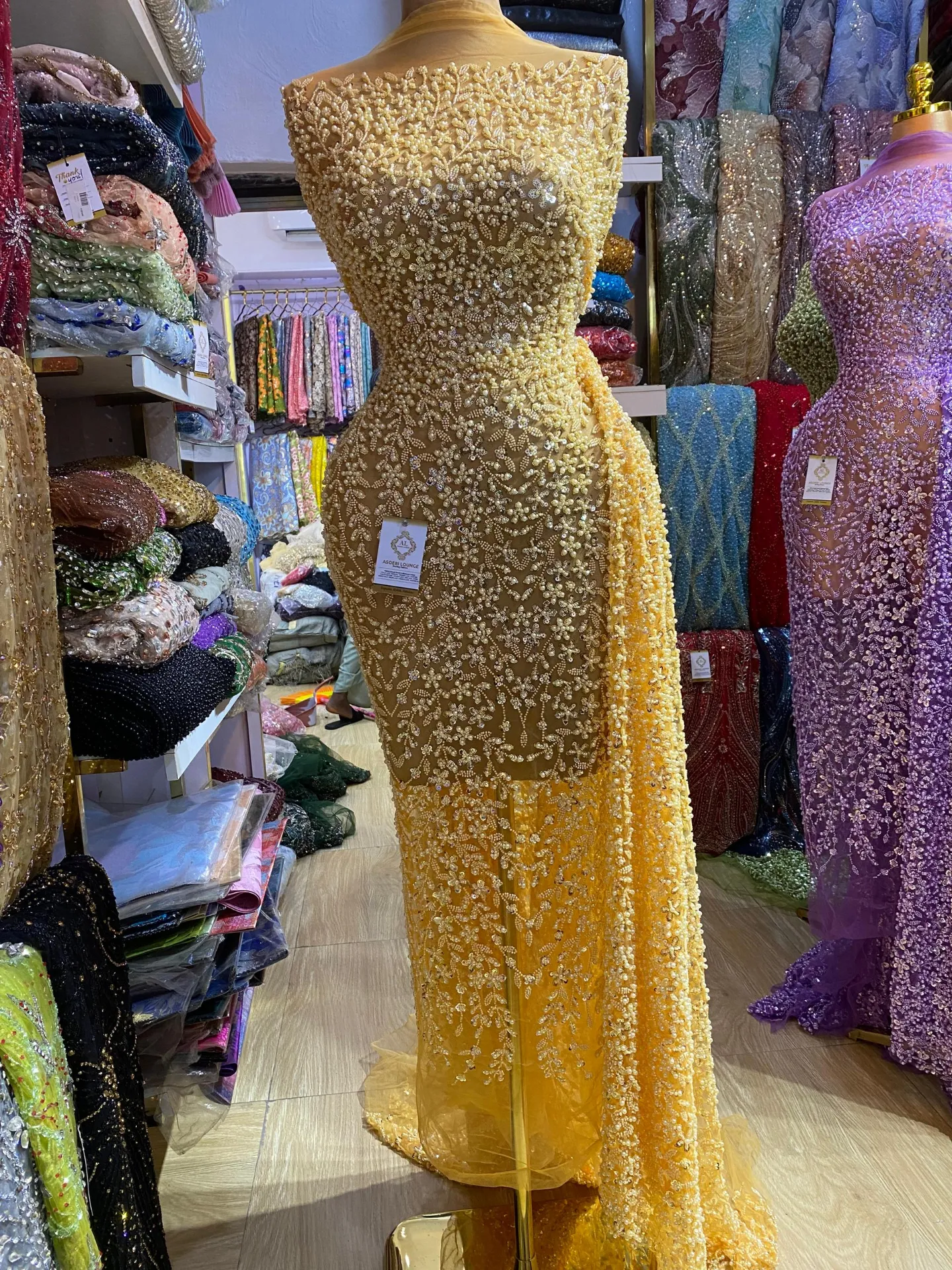 Ummi Beaded Fabric