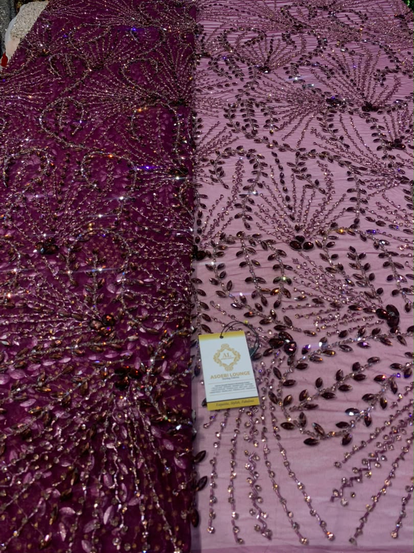 SAIDAH Luxury Crystal Fabrics