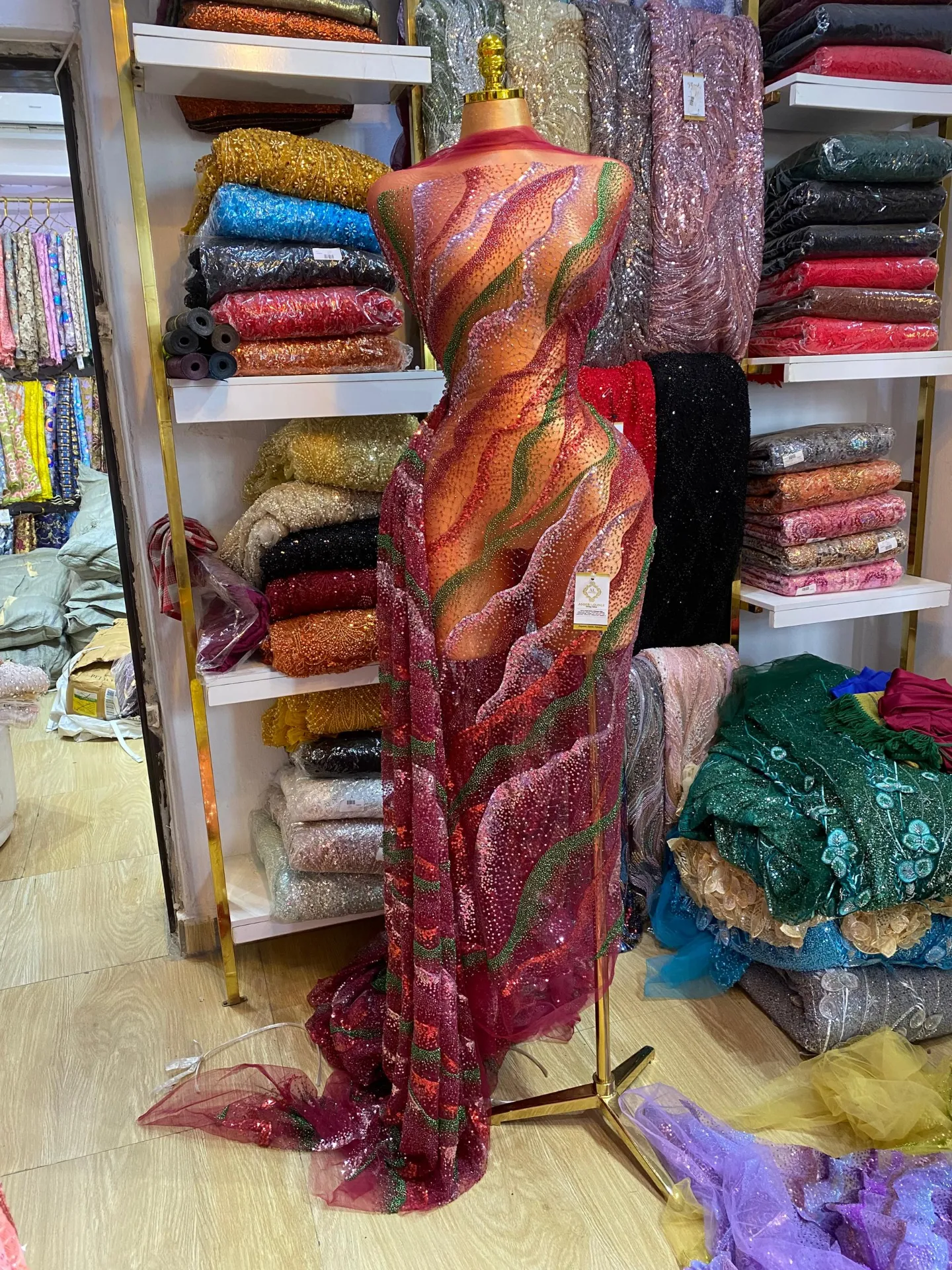 Jamis Beaded Fabric