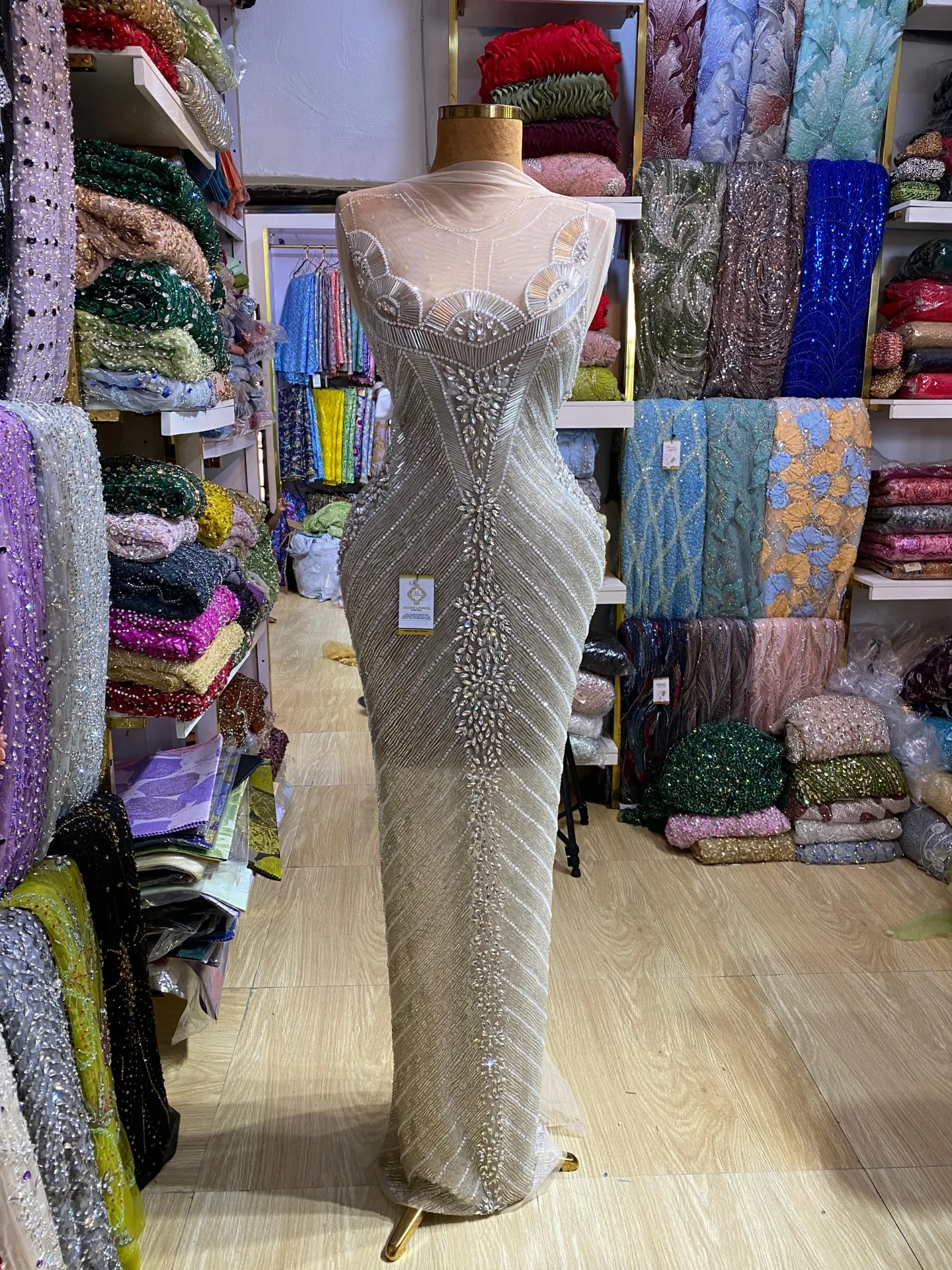 The Goddess Panel Dress