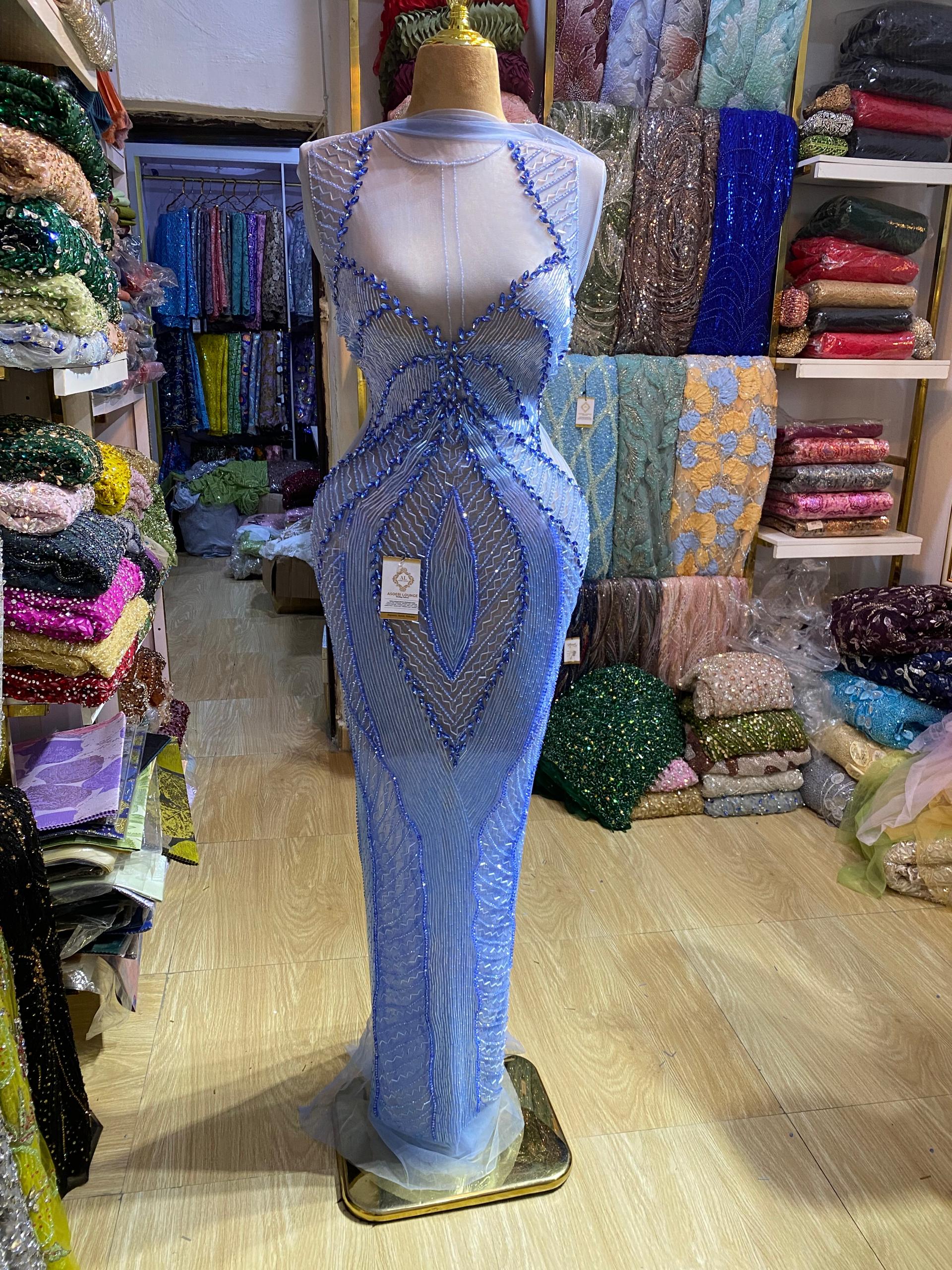 Bluey Panel Dress