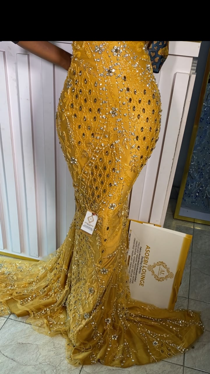 Sunny Luxury Crystal Fabric