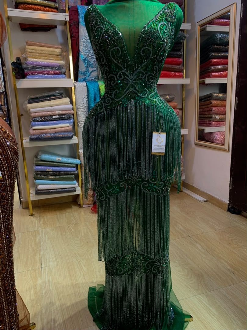 Ndidi Panel Dress Fabrics