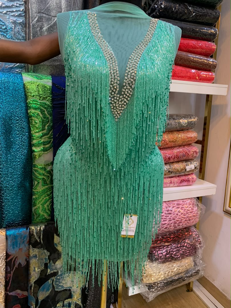 Ezinne Panel Dress Fabrics 