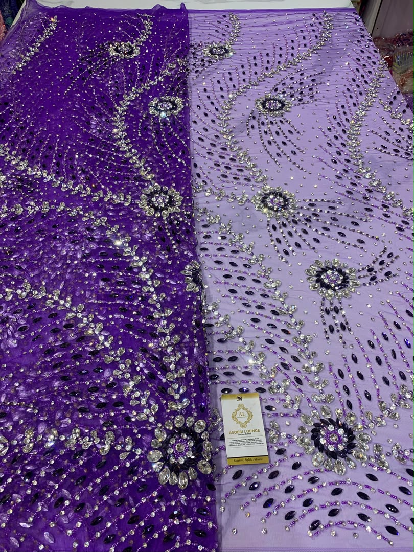PRISCY Luxury Crystal Fabrics