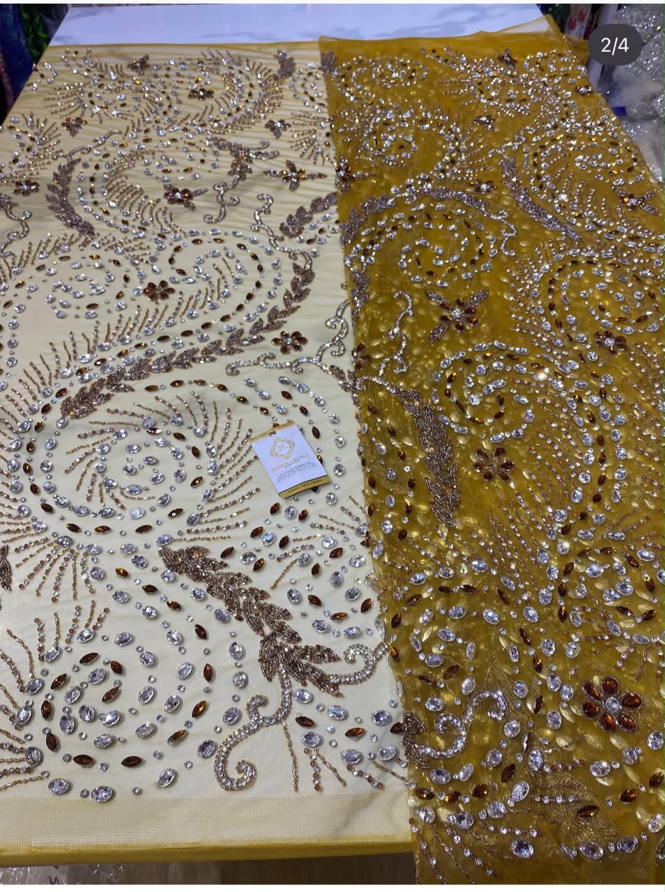 LAYLAH Luxury Crystal Fabrics