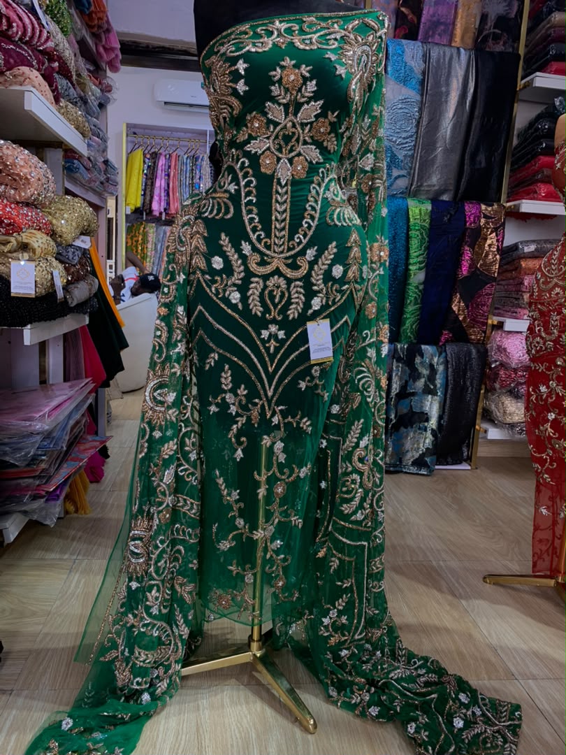 ABIOLA Luxury Crystal Fabrics