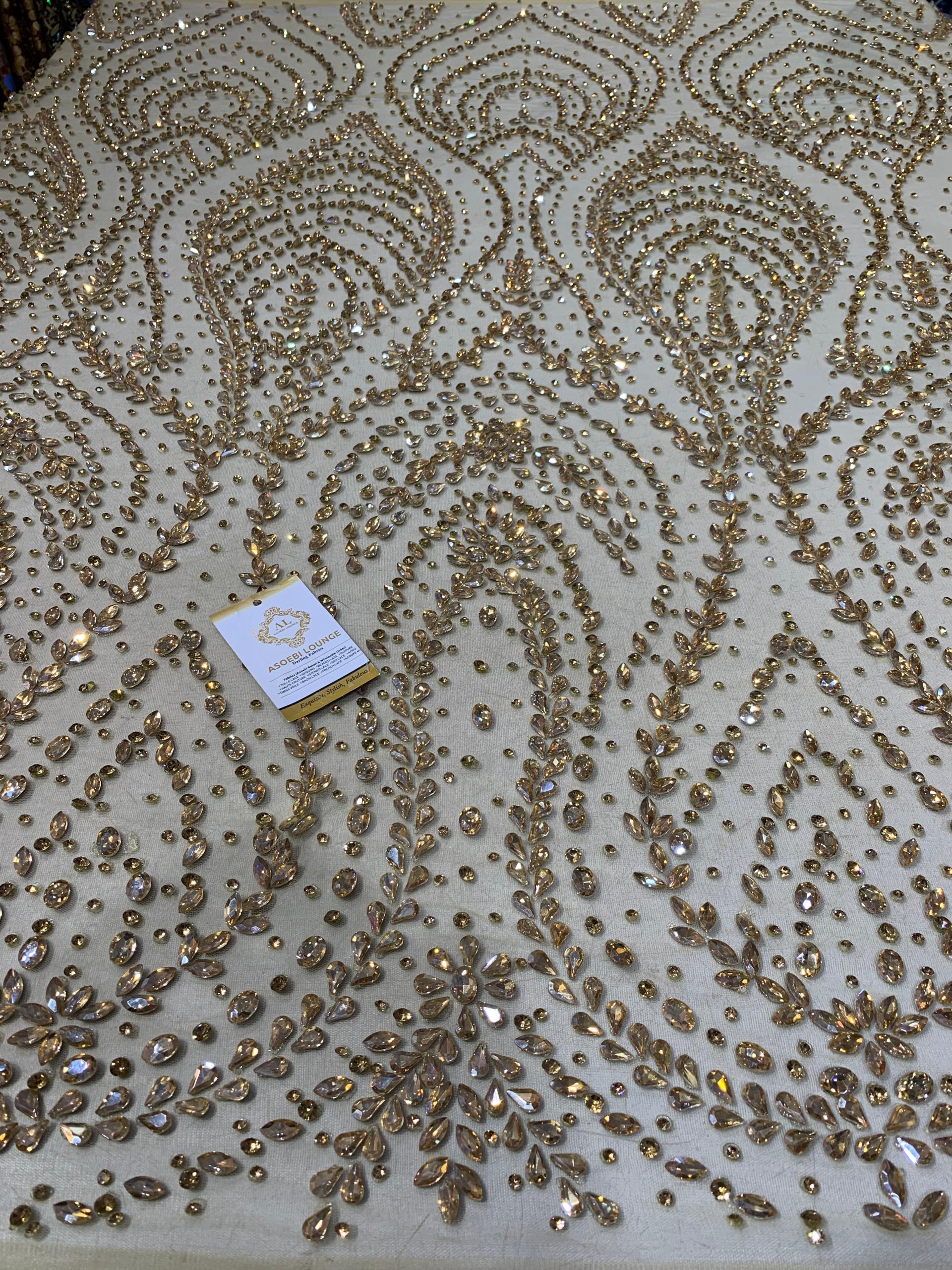 Olayinka Luxury Crystal Fabric thumbnail 2