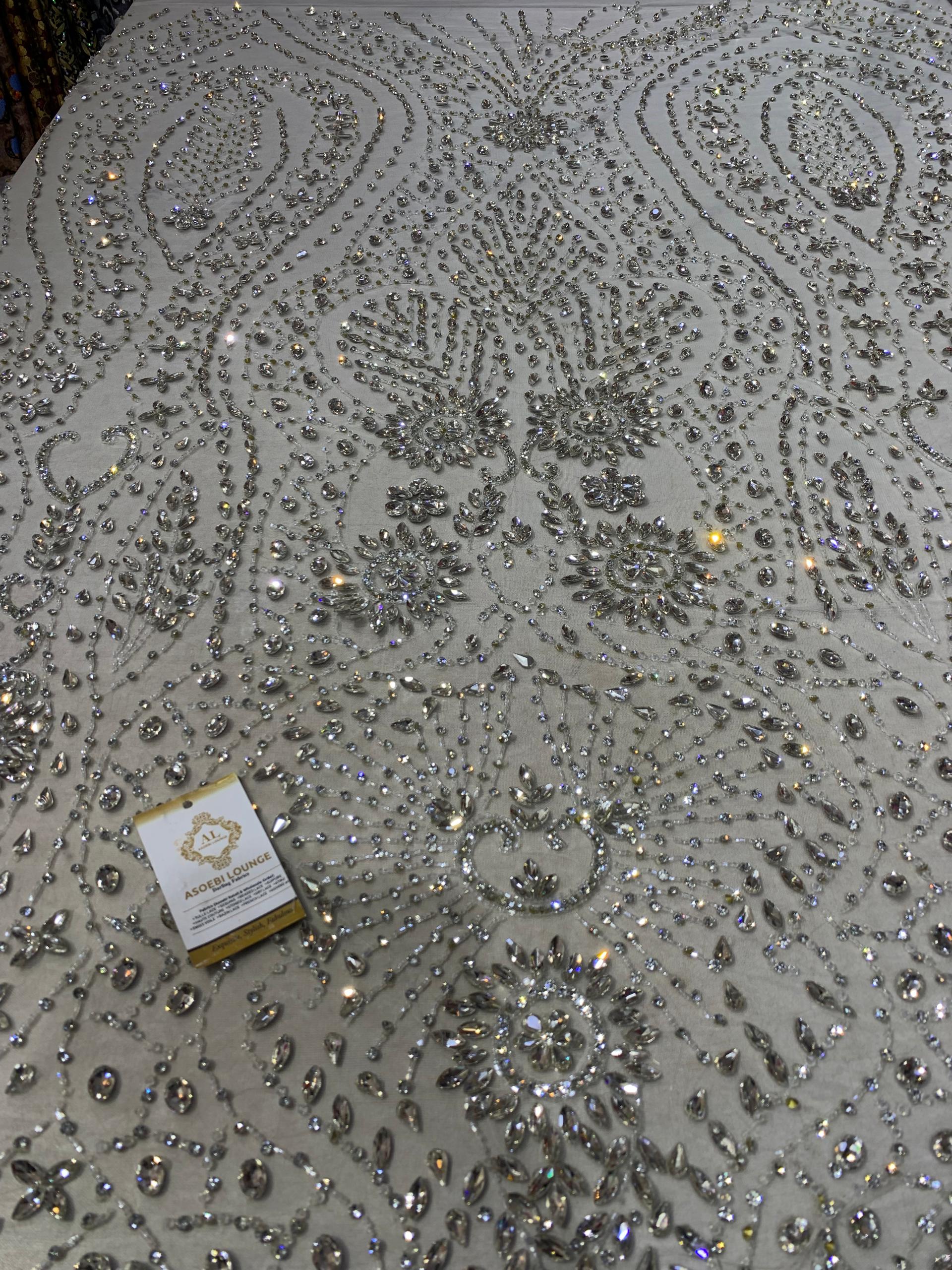 Habeebah  Luxury Crystal Fabric thumbnail 2