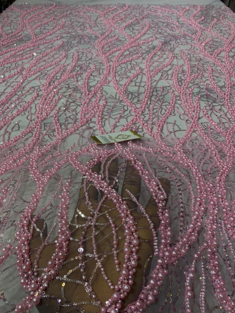 Lubna Beaded Fabric thumbnail 2
