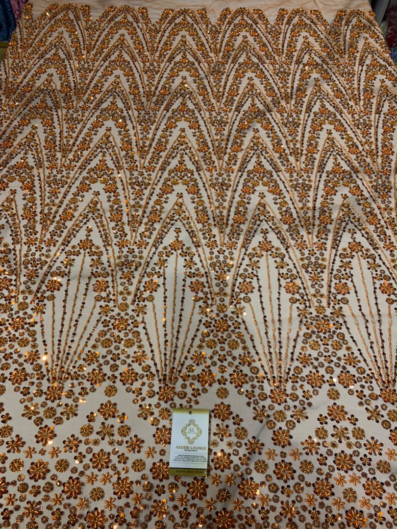 Reina Beaded fabric - View 1